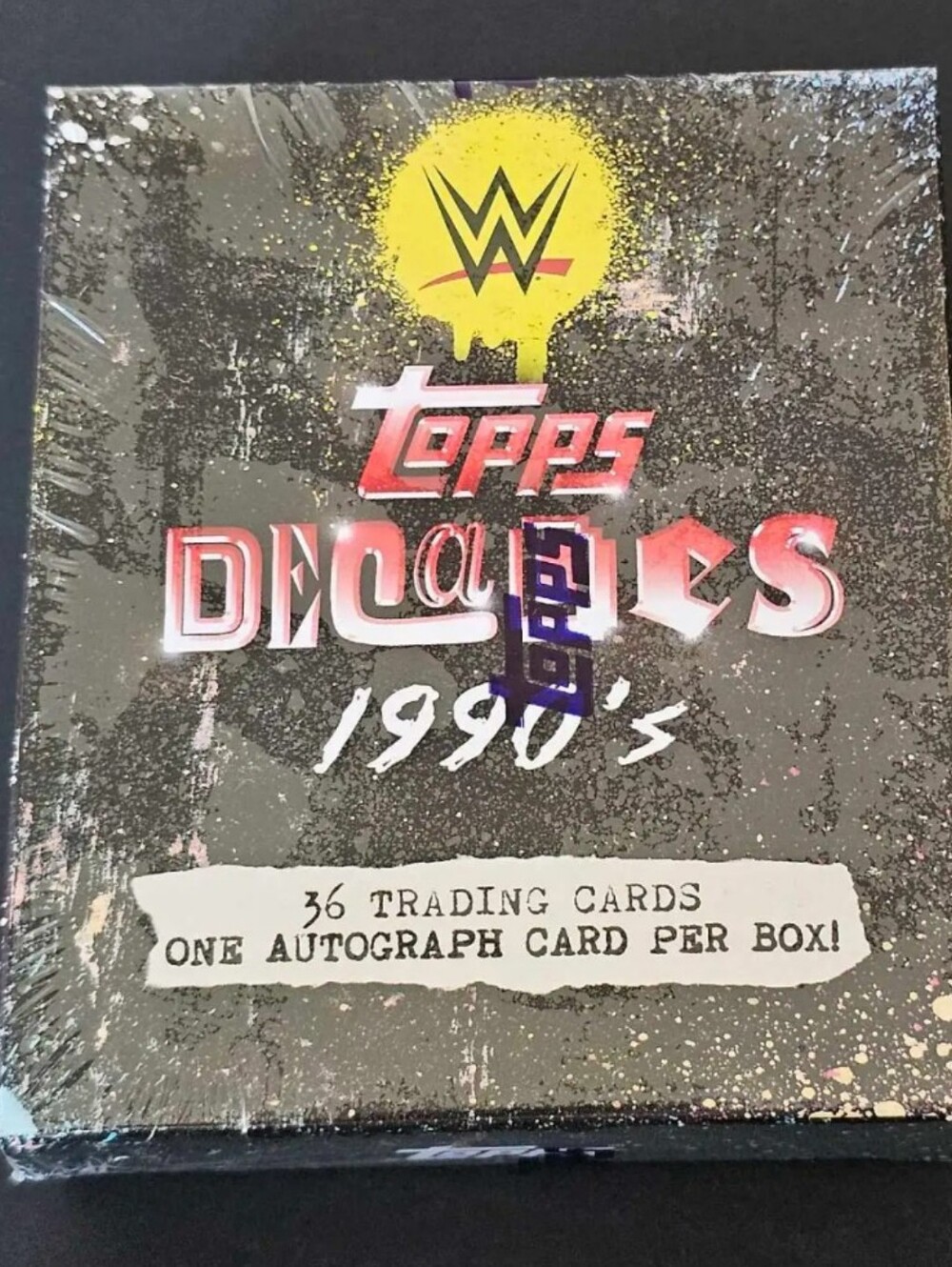Sealed Topps WWE Decades 1990s Box